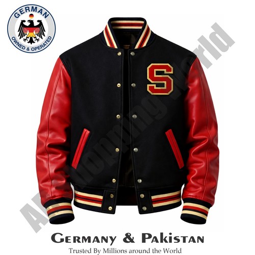 Embroidered varsity letterman - embroidered,
