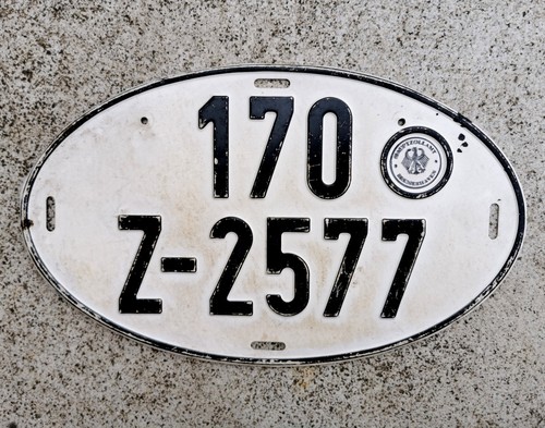 Altes kfz kennzeichen - altes, kfz-kennzeichen