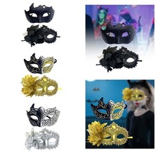 Halbgesichtsmaske kostüm - 2x,