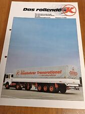 Kässbohrer Nutzfahrzeuge Omnibus Reisebus Zeitschrift  Prospekt 12