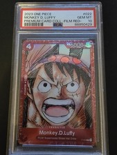 2023 One Piece Monkey D. Luffy Premium Card Collection Film Red PSA 10