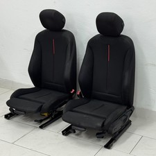 Sportsitz BMW 3er F30 F31 Sitz vorne Sitzheizung Stoff Anthrazit Akzent Rot