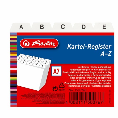 Herlitz karteiregister - a7,