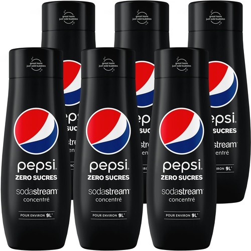 Sodastream pepsi zero sirup - zero, 6