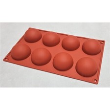 Muffinform Backform  Mulden Halbkugel Silikon 8 x Kuchen Kuchenform  Törtchen
