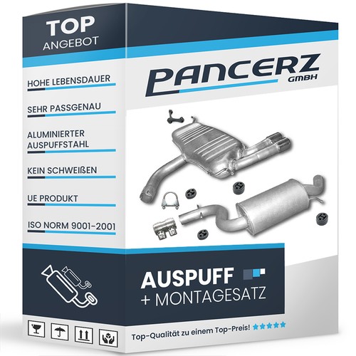 Auspuff für seat leon - auspuff, 1.8
