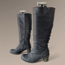 Gabor Stiefel Gr. 40 (6,5) anthrazit sehr gut Weite G Schaft Weite L