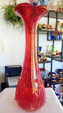 XXL Große schwere Glas Vase -