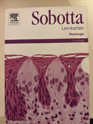 Sobotta lernkarten histologie - sobotta,