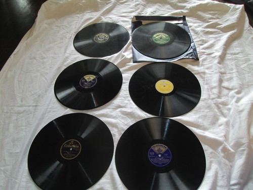 Alte schellackplatten - 6x,