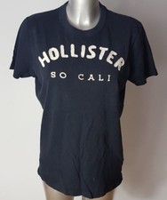 HOLLISTER SO CAL HERREN MARINEBLAU T-SHIRT OBERTEIL GRÖßE UK 36-38 SMALL S