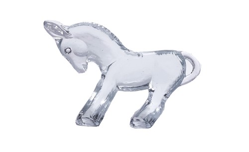 Vintage glasfigur pferd - glasfigur,