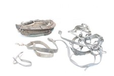 Konvolut alte Riemen Lederriemen Deko Kumtgeschirr Pferde Vintage mit Kummet