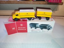 Wiking Mercedes Benz Post Lastkraftwagen mit Anhänger 55 A