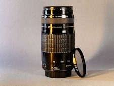 Objektiv Zoom Canon Lens EF 75-300mm USM 75-300 mm 4-5.6 - Canon EOS
