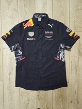 RED BULL RACING SHIRT BUTTON