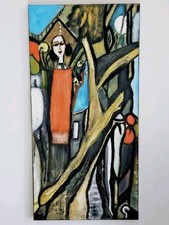 Abstrakte Ölgemälde auf Leinwand Frau 