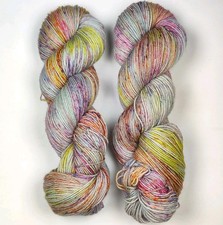 Handgefärbte Sockenwolle 100g