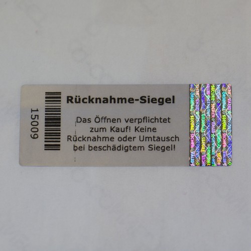 Hologramm rücknahmesiegel - hologramm,
