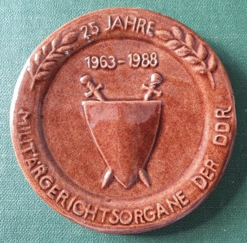 Ddr keramik plakette - keramik,