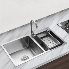 Edelstahl Einbauspüle Set