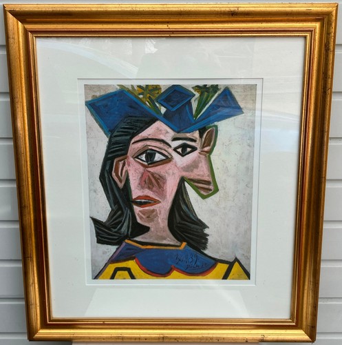 Picasso frauenbüste mit hut - frauenbüste,
