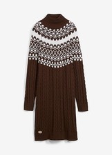 Neu Damen Norweger-Strickkleid