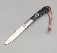Albainox Messer Black Anchor Knife Spear Point Ankermesser Taschenmesser 