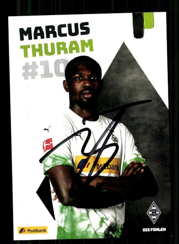 Marcus thuram autogrammkarte - thuram,