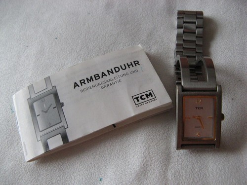 Tcm damen armbanduhr edelstahl - tcm,