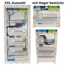 Unterverteilung verdrahtet Sicherungskasten Hager Unterputz Aufputz Hohlwand