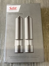 Silit elektrisches Pfeffermühlen-Set  2-tlg Cromargan® Edelstahl (R1-N44