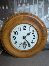 Antike Wanduhr Pfeilkreuz Küchenuhr mit Schlüssel läuft nur kurz an...