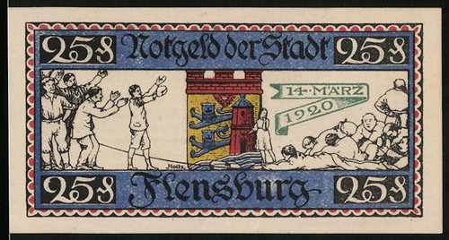 Notgeld flensburg 1920 25 - notgeld, 1920,