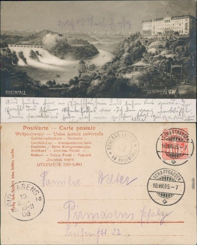 Ansichtskarte neuhausen - ansichtskarte, am