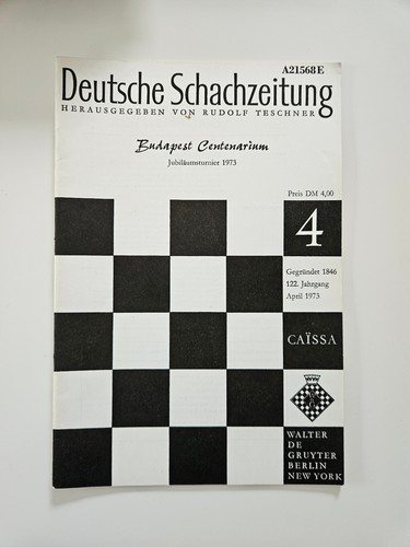 Deutsche schachzeitung 1973 - deutsche, 04/1973