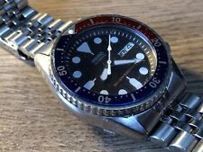 Seiko SKX013 Taucheruhr 7S26-0030 neue Pepsi Lünette NICHT LÄUFER /ERSATZTEILE REPARATUR