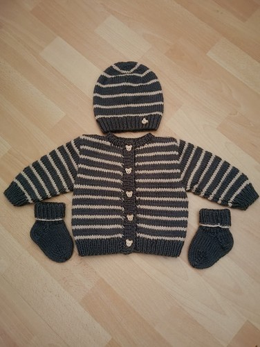 Babystrickjacke set jungen - babystrickjacke/set,