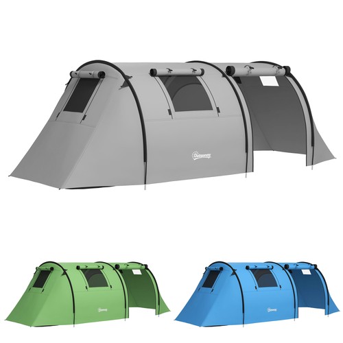 Outsunny campingzelt für 4 - campingzelt, 3-4