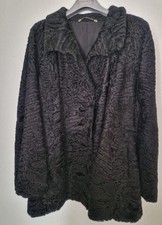 Damen Pelz Persianer von Swakara - Gr.46/48 - Schwarz - Gebraucht
