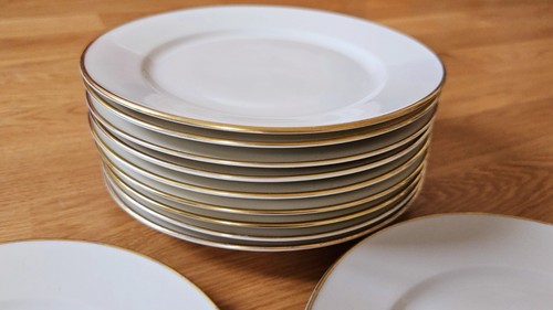 Kuchenteller mit goldrand - 12,