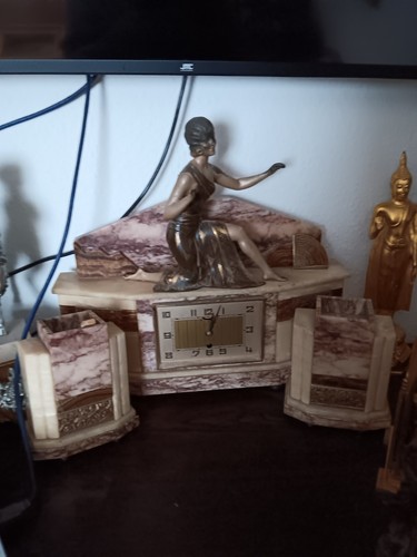 Art deco kaminuhr - art,