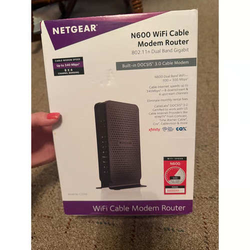 Netgear n600 c3700 - c3700, cable