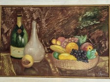 Vintage Original Ölgemälde