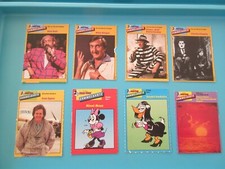 Micky Maus Sammelkarten 8 Stück Stars aus Film + Fernsehen Disney Stars Weltraum