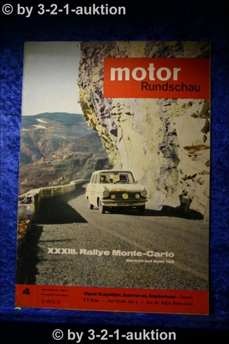 Motor rundschau opel - rundschau, 4/64