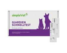 2x simpleVet Giardien Schnelltest für Hunde und Katzen - zuverlässig und sicher