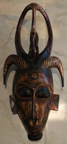 Xxl afrika wandmaske holz - xxl,