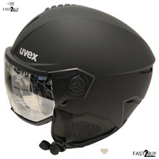 UVEX Instinct Visor Skihelm black mat Gr. 56–58cm – S5662602005 Visierhelm