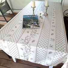 Tischdecke Provence ecru 150x240 Terrasse Küche Garten Polyester pflegeleicht